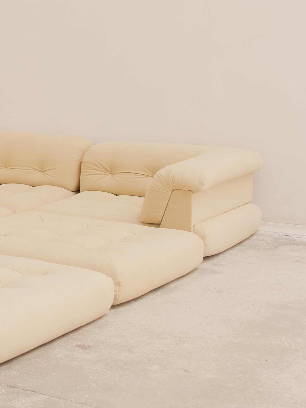 Divano Mah Jong di Hans Hopfer per Roche Bobois, anni '70, Francia in vendita 1