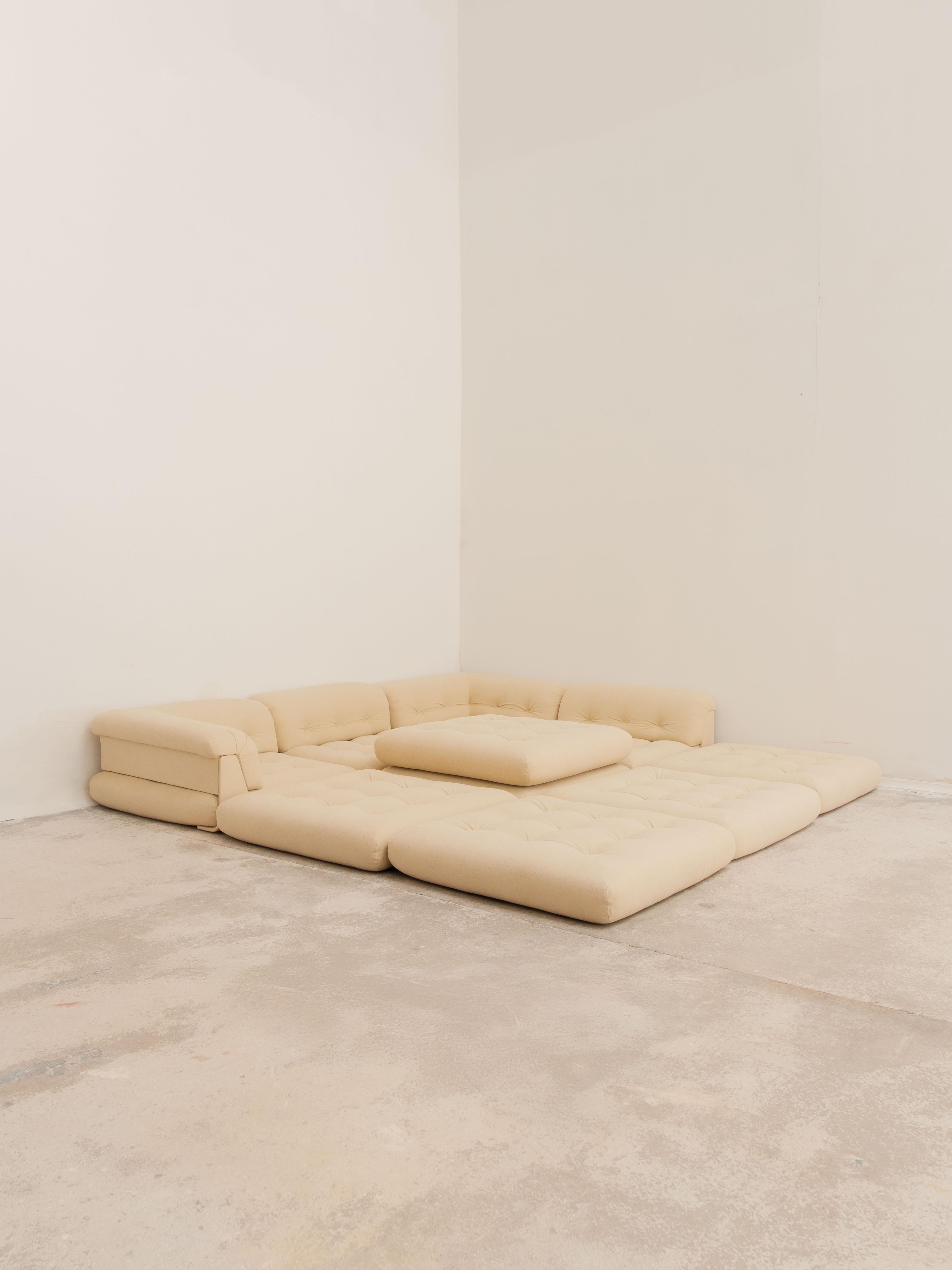 Divano Mah Jong di Hans Hopfer per Roche Bobois, anni '70, Francia in vendita 5