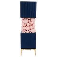 Bubbles Cabinet with Brass Legs, Amazing Design for Your Interior