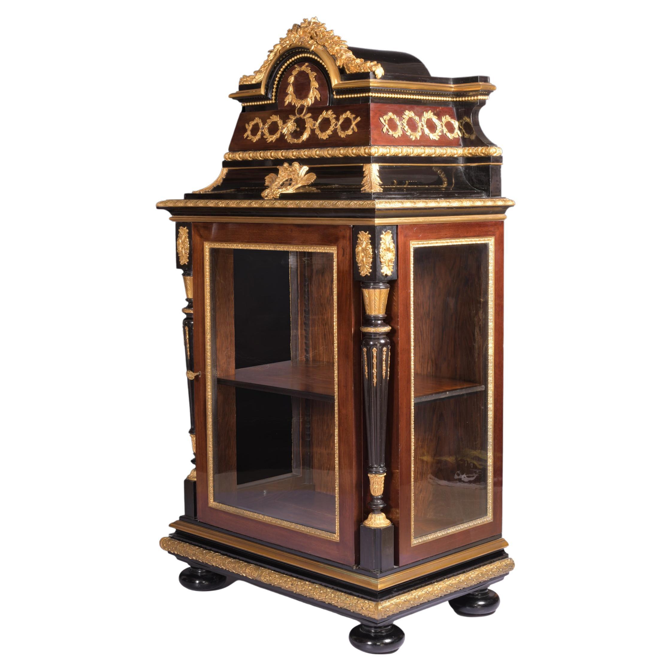 19th Century French Exhibition Display Cabinet by Joseph Cremer, Paris For Sale