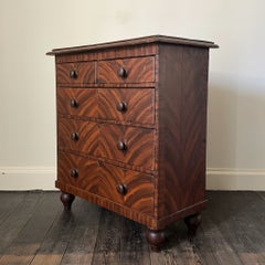 A Faux Mahogany Chest of Drawers