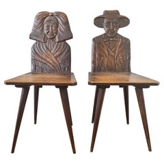 Alsace Folk Chairs