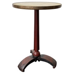 A Cast Iron & Marble Table by Fishcel