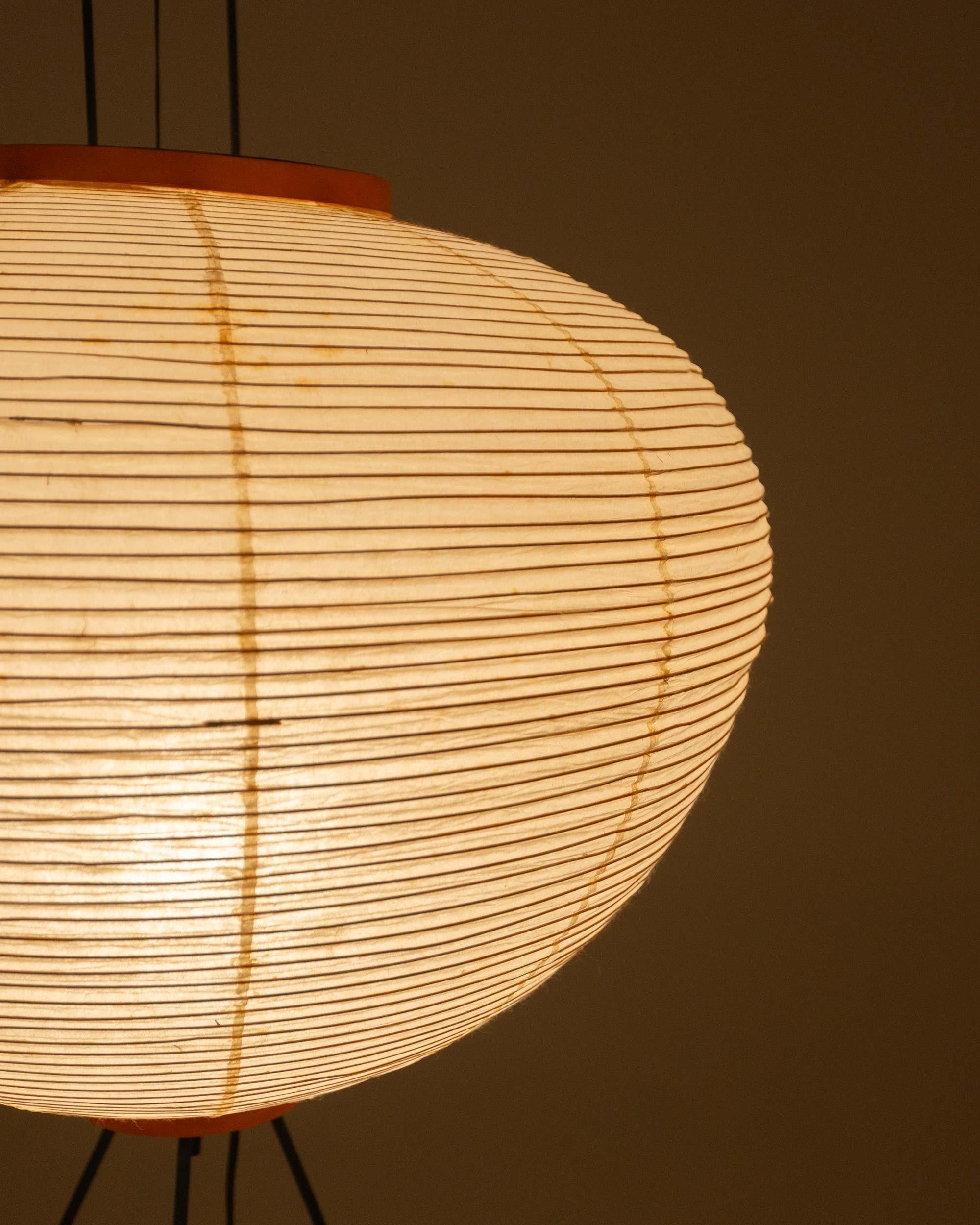 Early Isamu Noguchi Akari Floor Lamp 10A , 1950s For Sale 7
