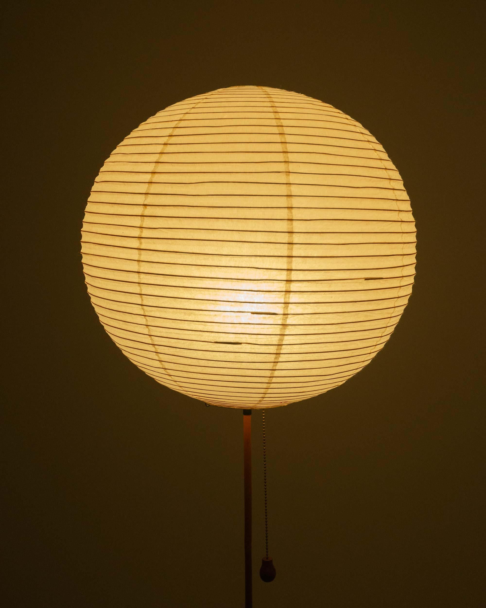 Early Isamu Noguchi Akari Light Sculpture BB3 45A Floor Lamp For Sale 9