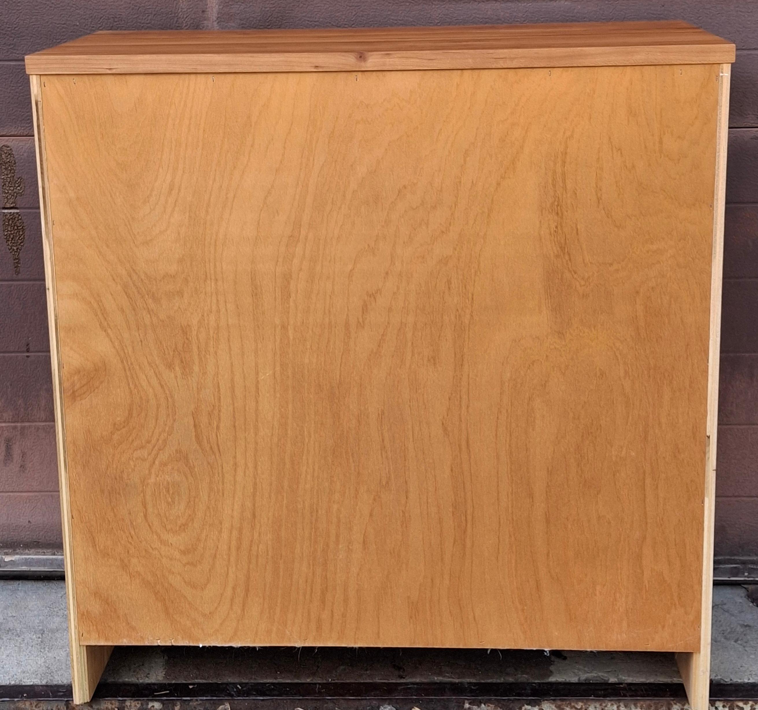 Fin du 20e siècle, bibliothèque à étagères basses réglables en bois de fruitier contemporain en vente 6