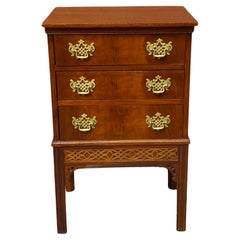 Kittinger Chinese Chippendale Style Mahogany Side Chest of Drawers