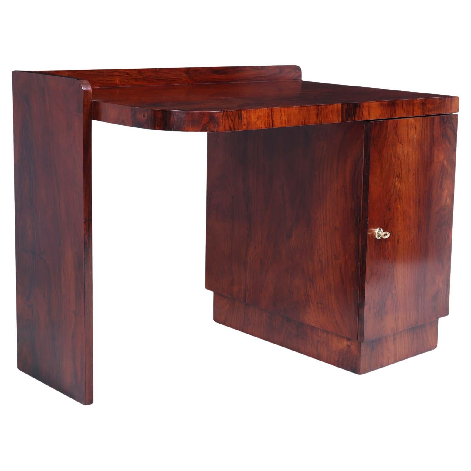 Französischer Art Deco Palisander-Schreibtisch im Angebot