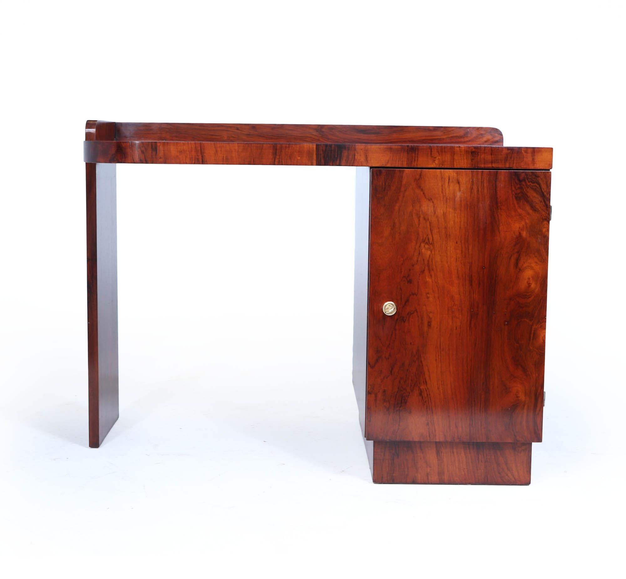 Französischer Art Deco Palisander-Schreibtisch (Art déco) im Angebot