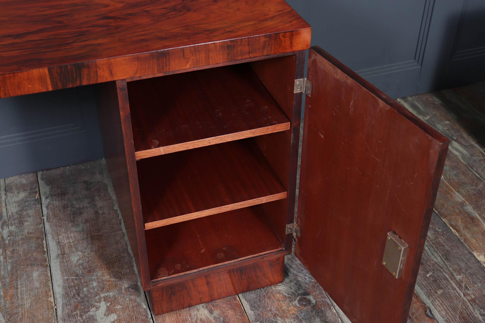 Französischer Art Deco Palisander-Schreibtisch im Angebot 3