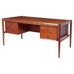 Mid-Century Danish Teak Executive Desk, c. 1960s