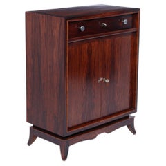 French Art Deco Rosewood Cocktail Cabinet
