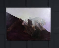 Large Signed Abstract Oil on Board by J. Dupain c.1960