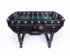 French Oak Coin-Operated Foosball Table (Baby Foot) Table, c.1929