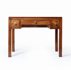 French Art Deco Solid Walnut Writing Desk – Circa 1930