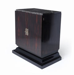 French Art Deco Macassar Ebony Cabinet