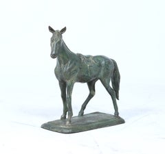 Bronze Horse Sculpture c1920