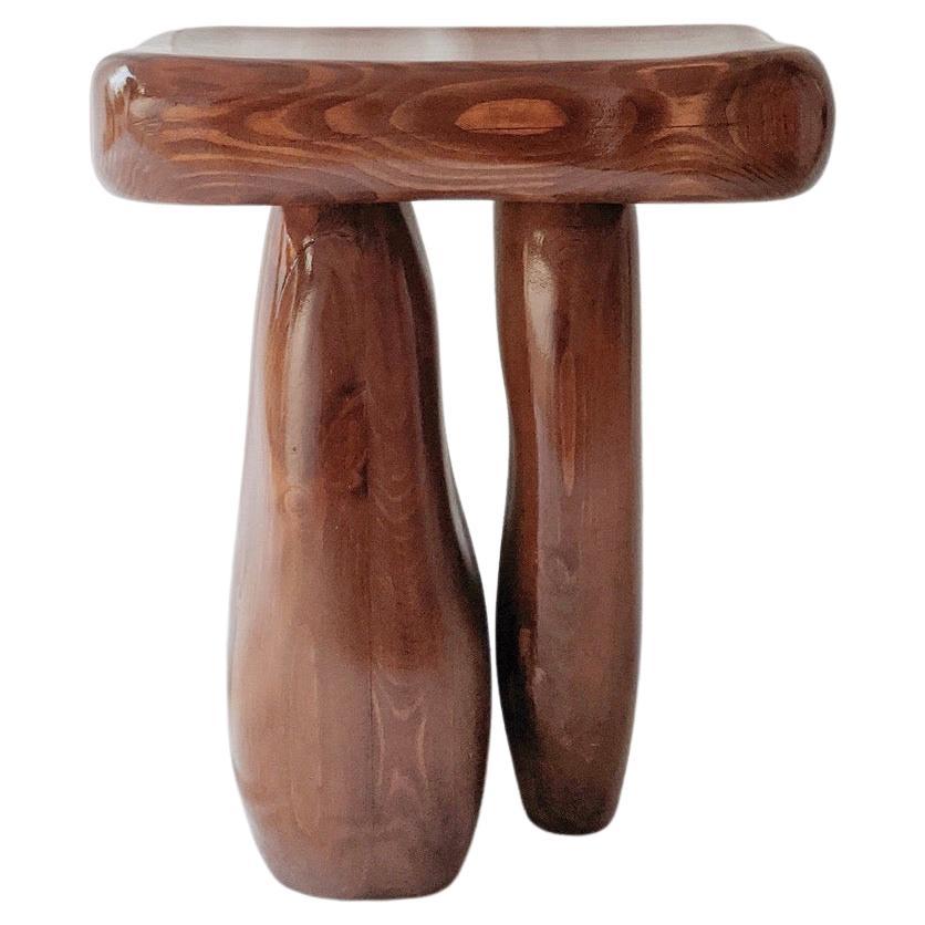 Twin II Stool by The Stone by the Door (American Oak version)  For Sale