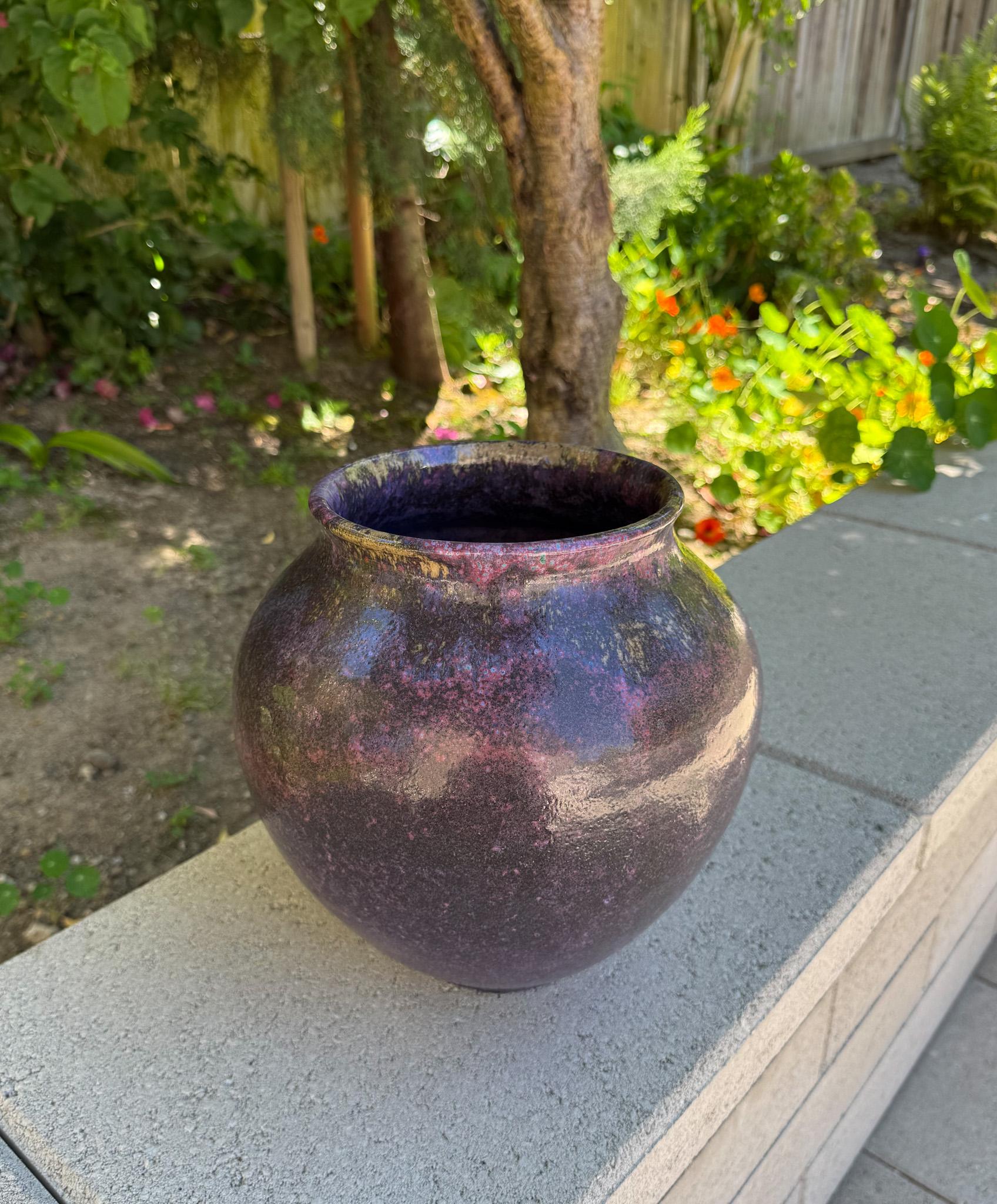 Smaltato Vaso in ceramica Steven Klinsky, anni '90 in vendita