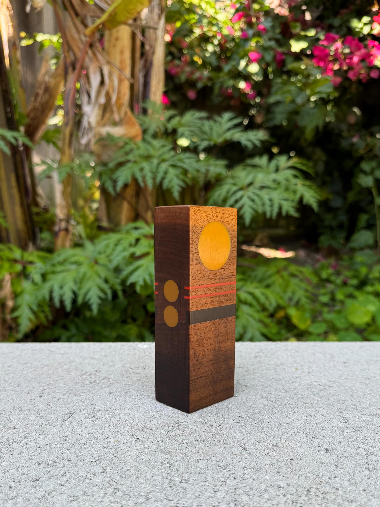 Résine Salière et poivrière artisanales Robert McKeown, Californie, 1976 en vente