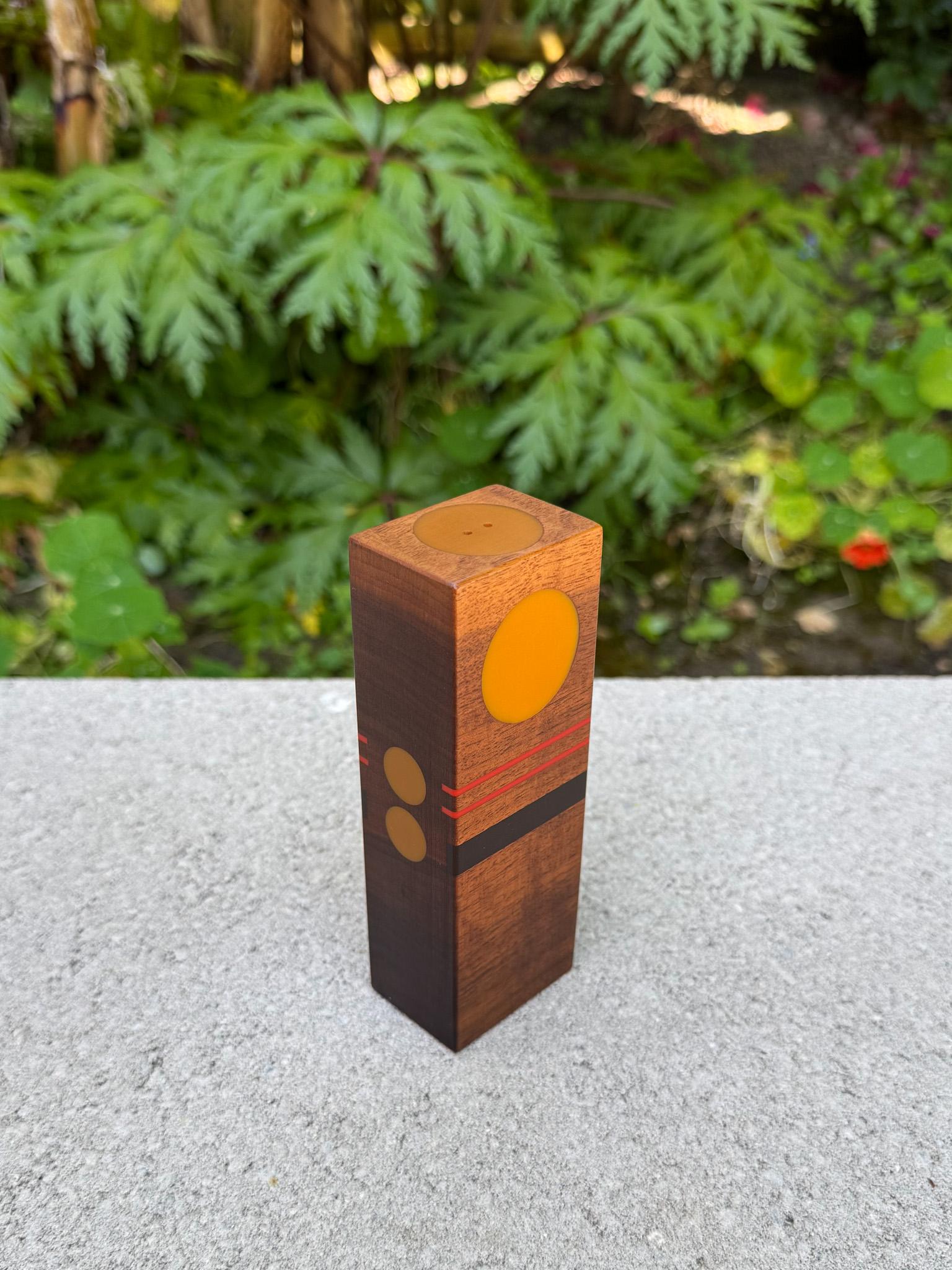 Salière et poivrière artisanales Robert McKeown, Californie, 1976 en vente 7