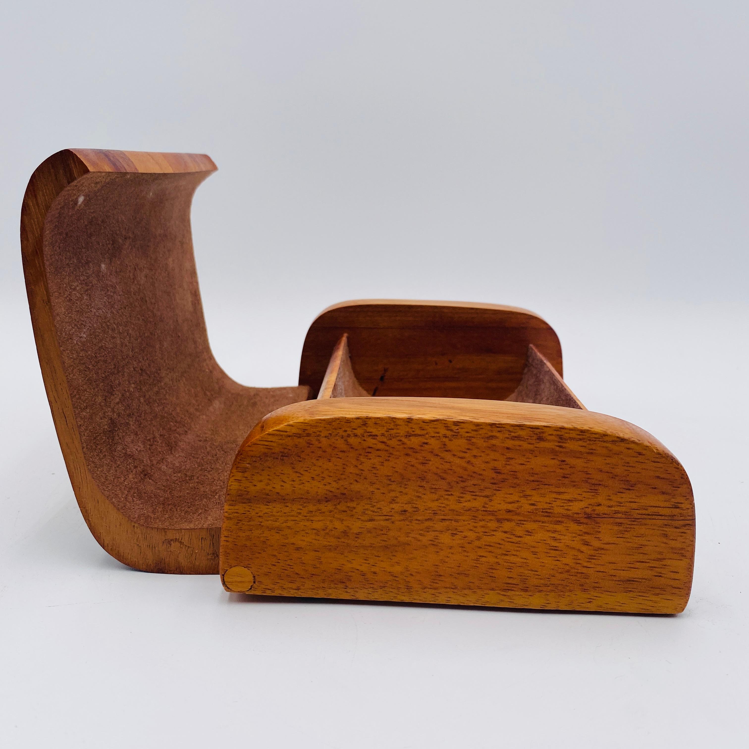 Late 20th Century Po Shun Leong Hawaiian Koa Wood Box Signed 1983 For Sale