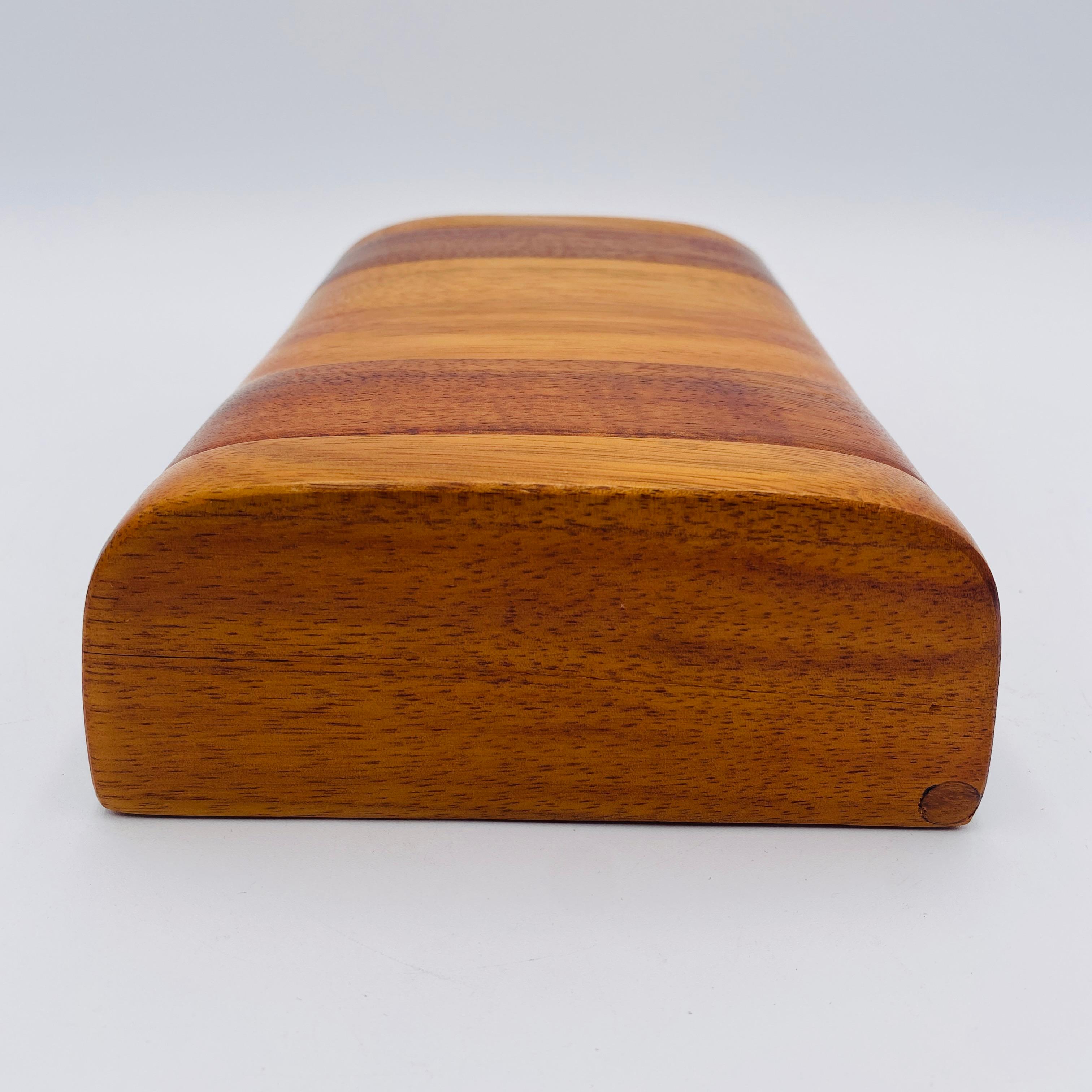 Po Shun Leong Hawaiian Koa Wood Box Signed 1983 For Sale 4