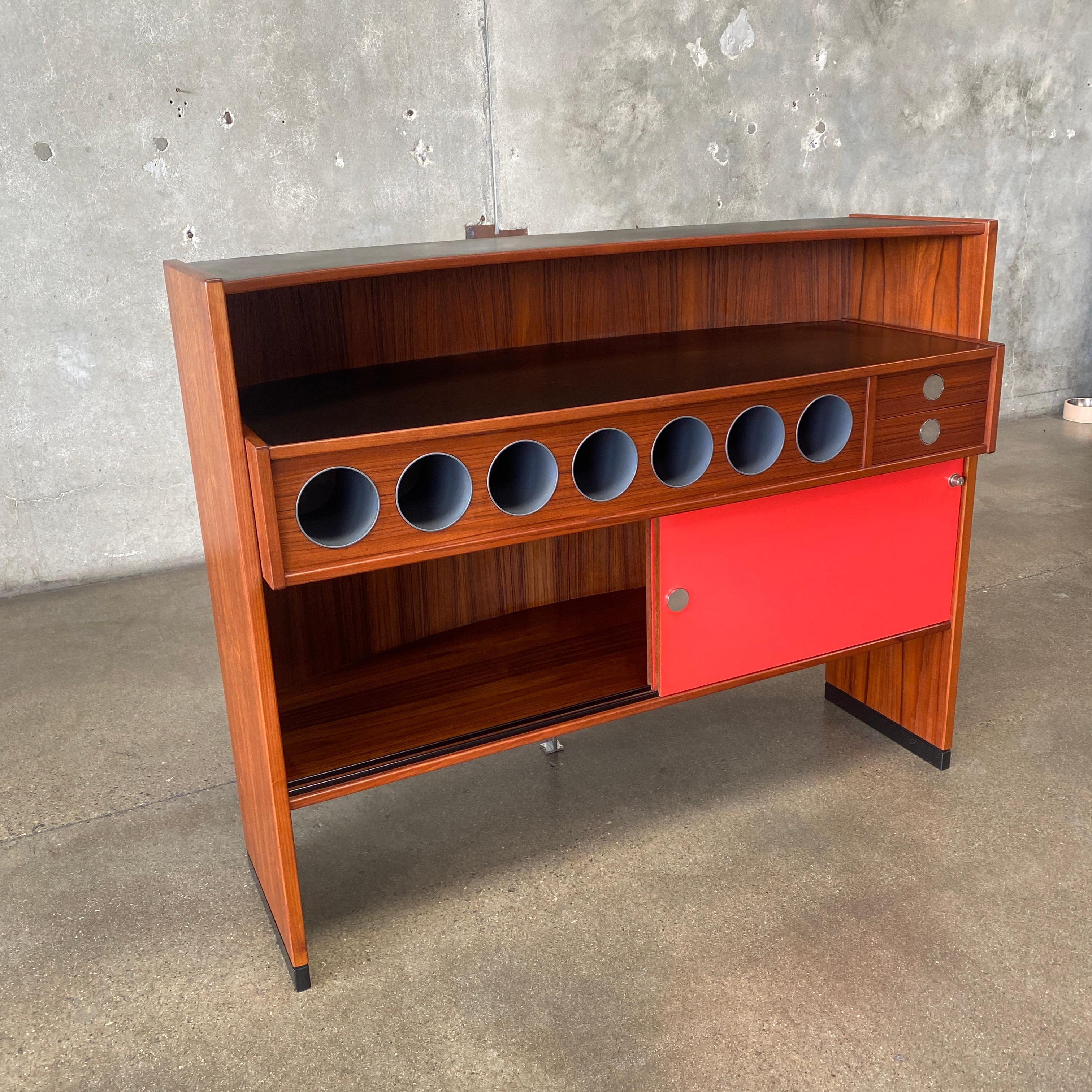 Mid-Century Modern Mid Century Erik Buch Teak Dry Bar for Dyrlund, Denmark 1960s For Sale