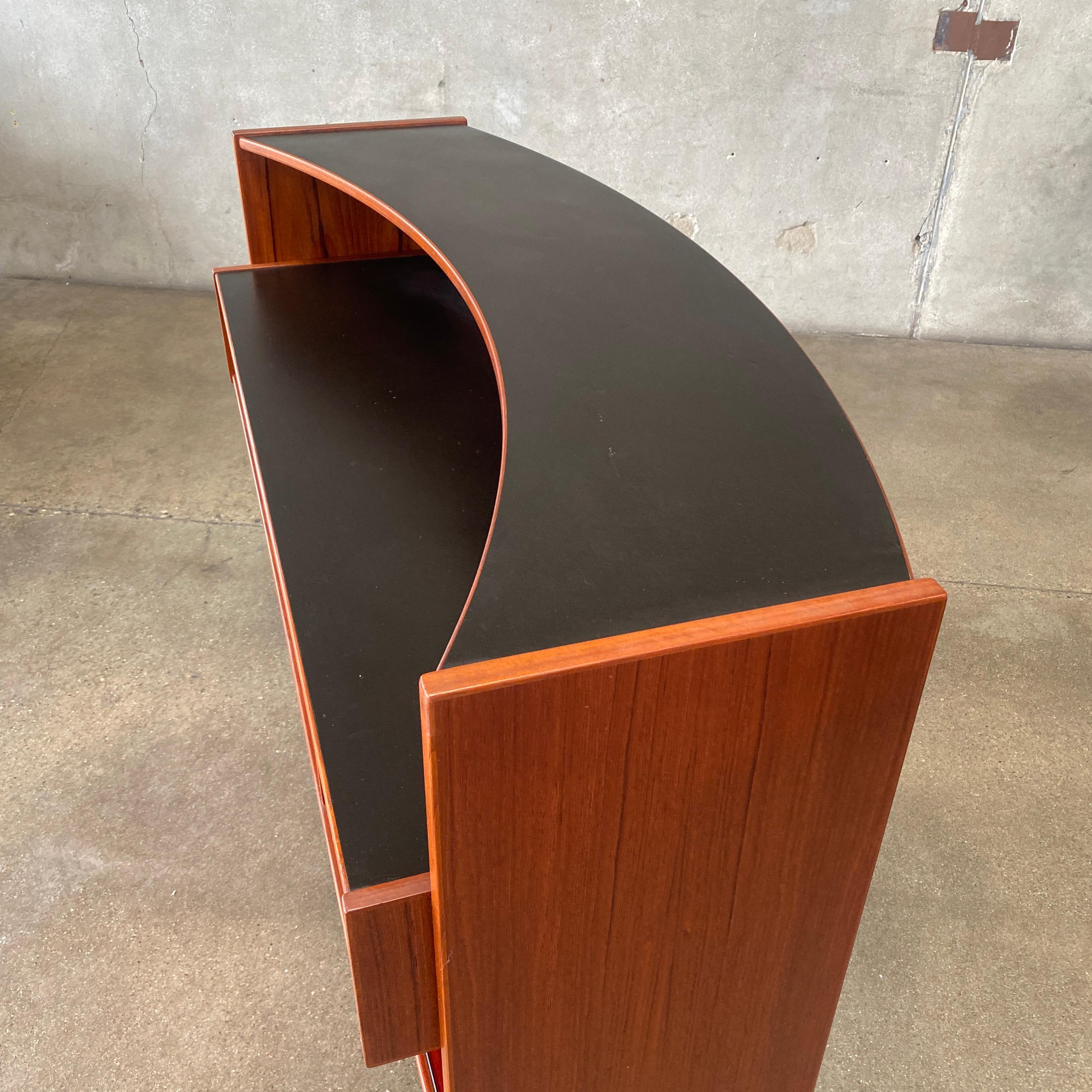 Mid Century Erik Buch Teak Dry Bar for Dyrlund, Denmark 1960s For Sale 1
