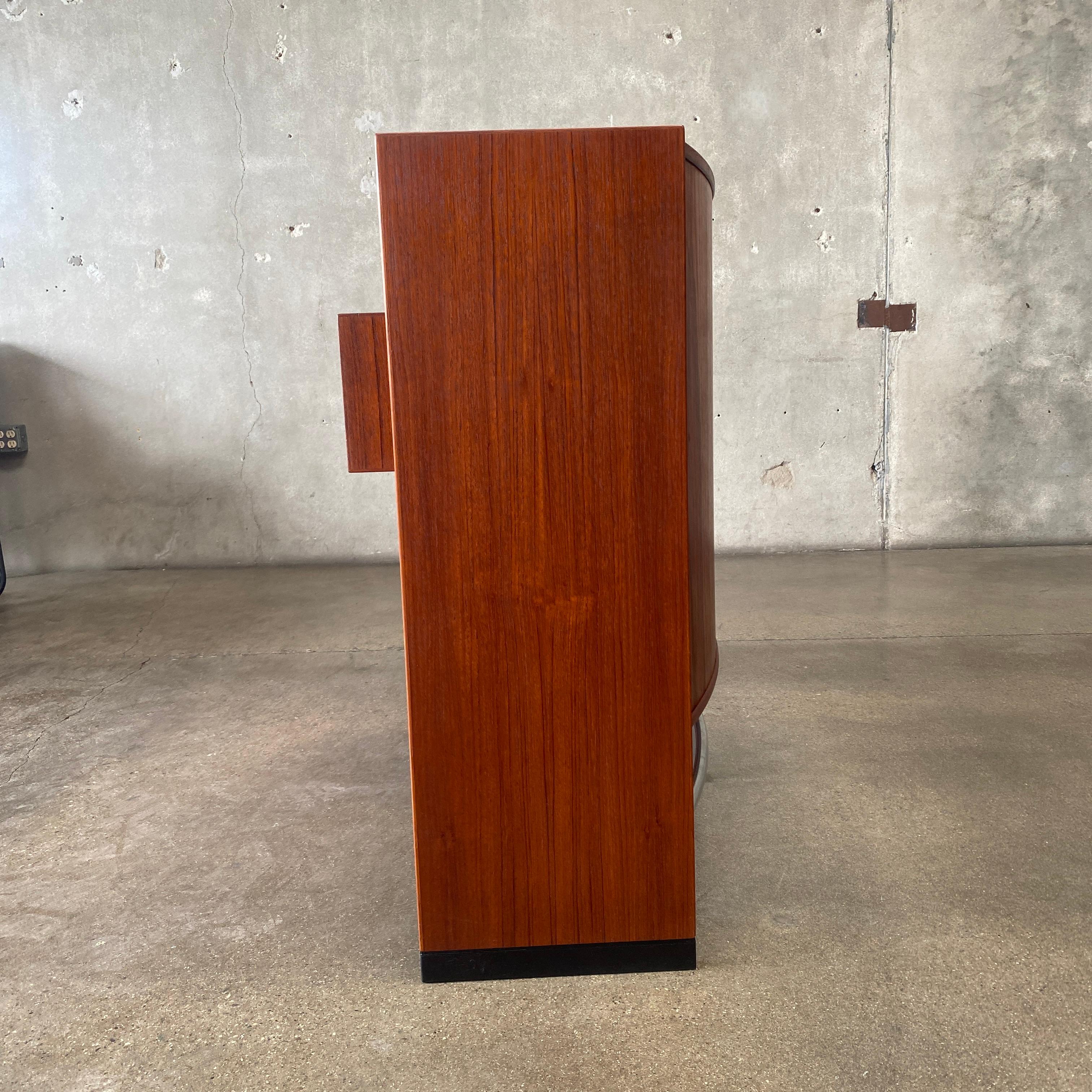 Mid Century Erik Buch Teak Dry Bar for Dyrlund, Denmark 1960s For Sale 5