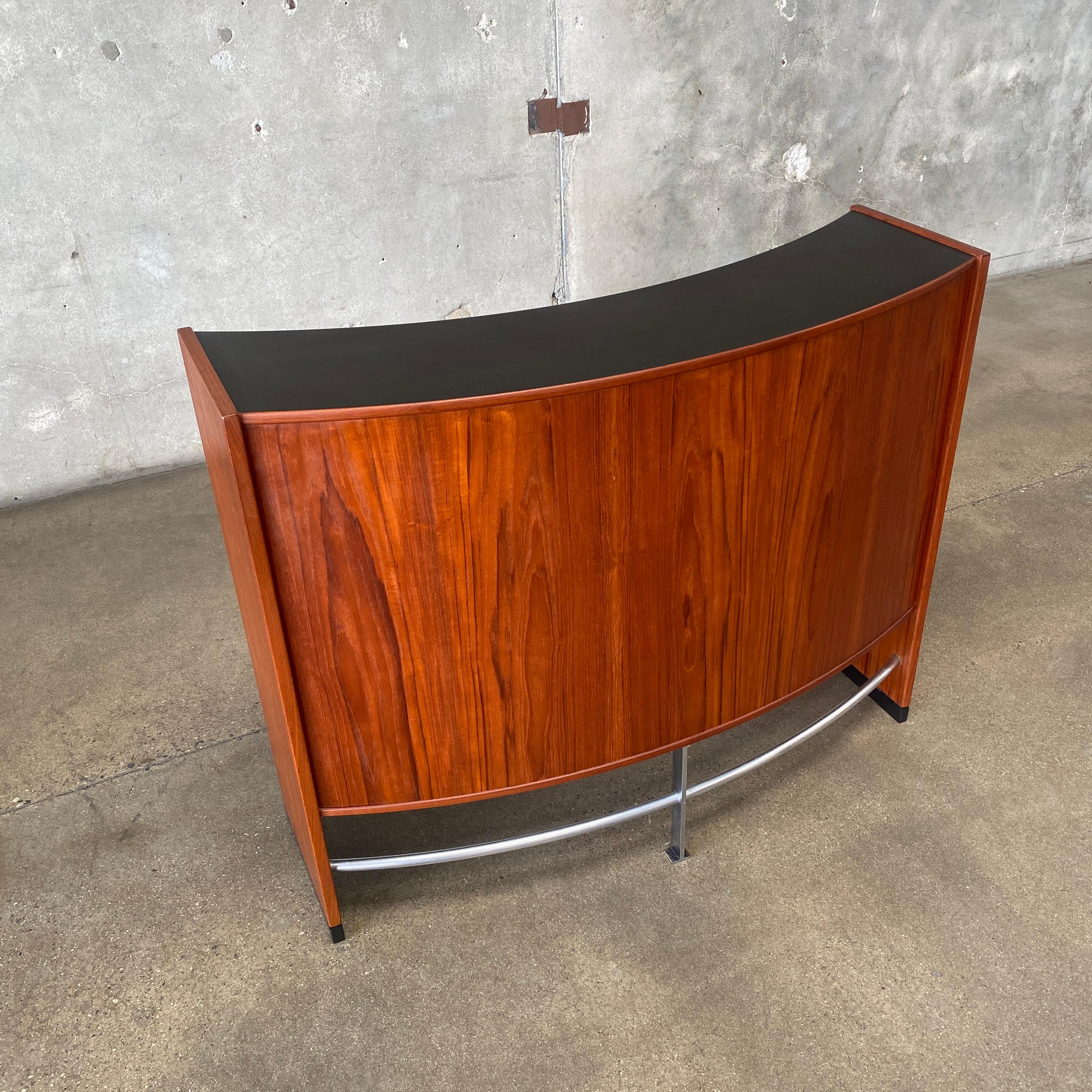 Mid Century Erik Buch Teak Dry Bar for Dyrlund, Denmark 1960s For Sale 8