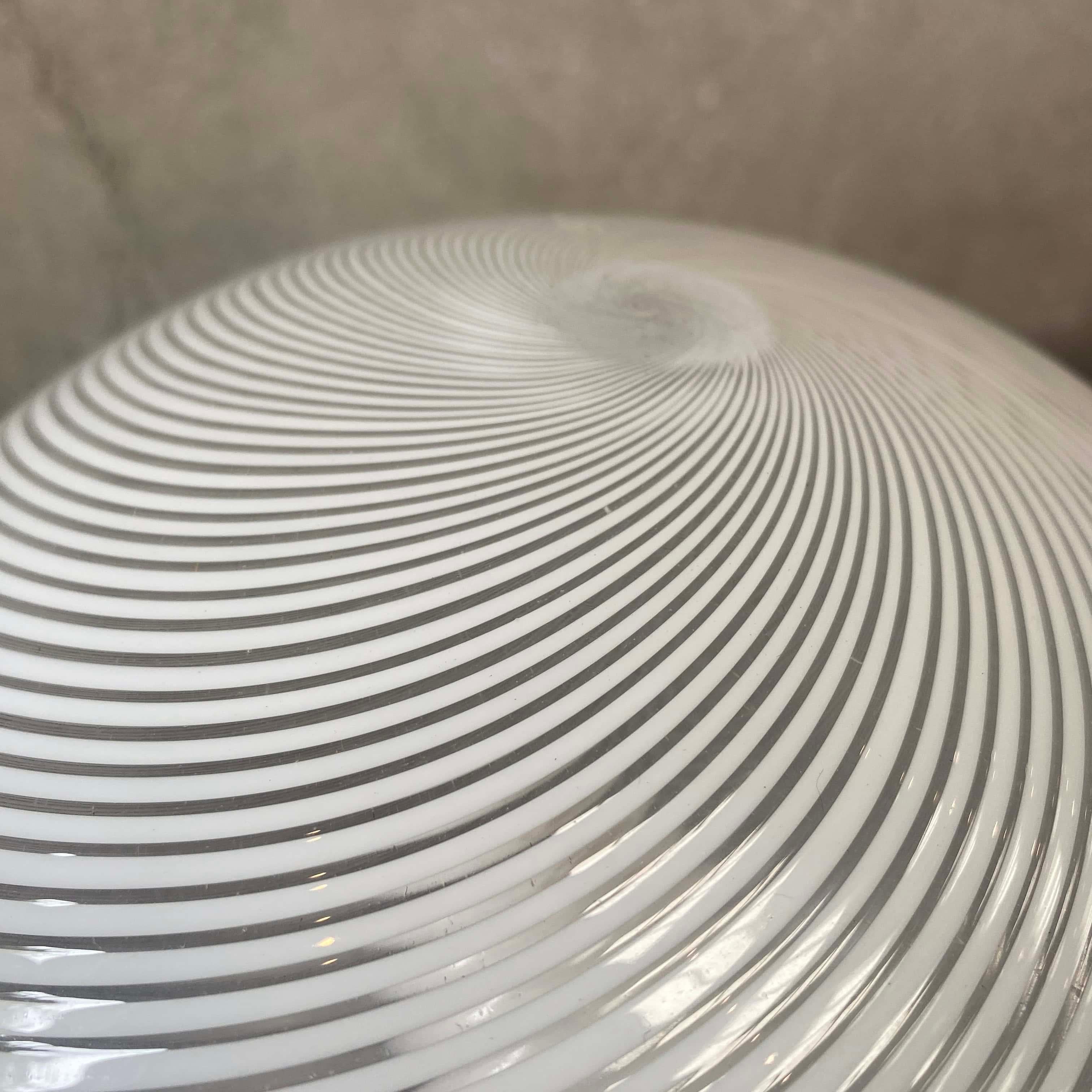 Late 20th Century Vintage Table Lamp Attributed to Venini, Italy, 1970s For Sale