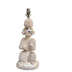 Phyllis Morris Original-Pudel-Tischlampe, Hollywood, Kalifornien, um 1952