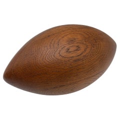 Escultura de fútbol de roble macizo de mediados de siglo, siglo XX