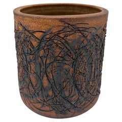 Victoria Littlejohn Mid Century Ceramic Planter California Studio Pottery