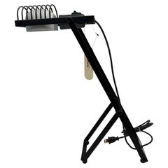 Ernesto Gismondi "Sintesi" Black Adjustable Task Lamp for Artemide, 1970s