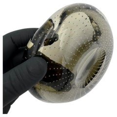 Murano Bowl / Ashtray with Controlled Bubble by Seguso, Italy, c.1960
