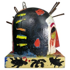 Stuart Glennon Outsider Art Found-Object Mixed-Media Assemblage Sculpture