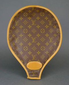 Vintage Louis Vuitton Monogram Canvas Tennis Racket Cover, Made in USA