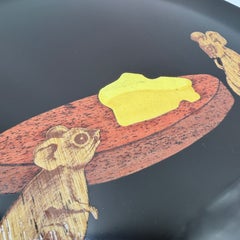 Couroc, Monterey, Kalifornien: Serviertablett mit Mäusen und Käse, 1960er Jahre