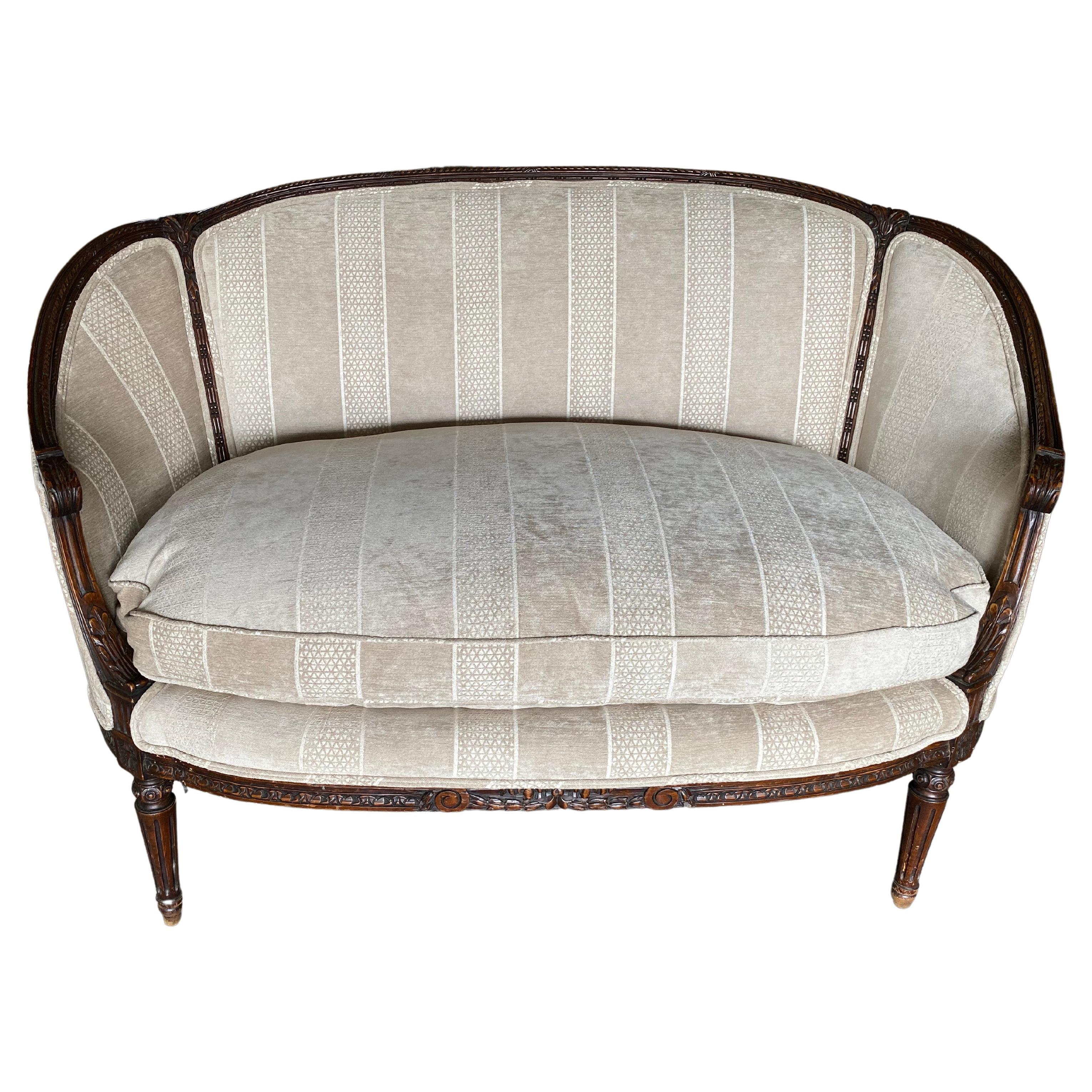 Louis XV Settee in new upholstery