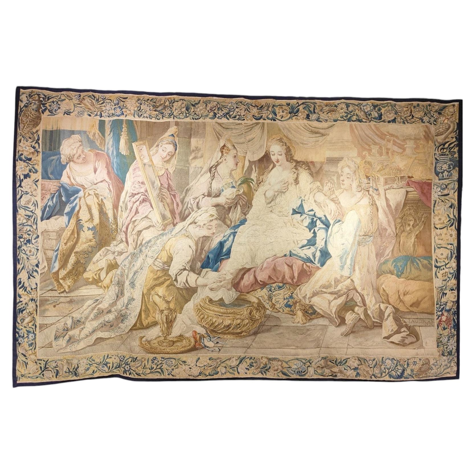 Tapestry   Royal Manufacture of Aubusson, Louis XVI period 1738 at the Gobelins