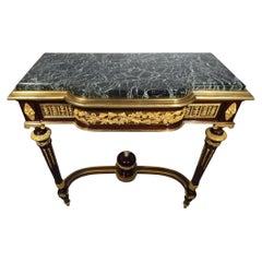 Elegant 19th-Century Console Table Signed Monbro Aîné