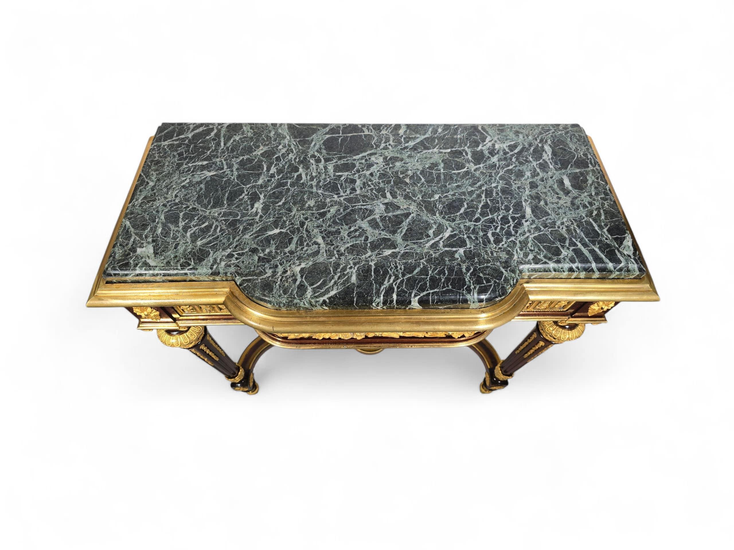 Late 19th Century Elegant 19th-Century Console Table Signed Monbro Aîné For Sale