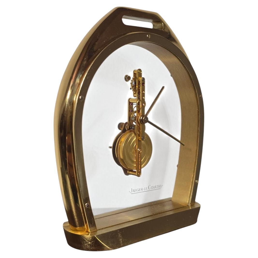 Jaeger-LeCoultre Clock – Mid-20th Century – With Original Box and Papers For Sale
