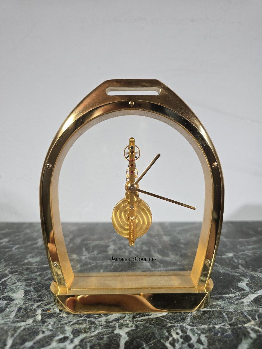 Modern Jaeger-LeCoultre Clock – Mid-20th Century – With Original Box and Papers For Sale