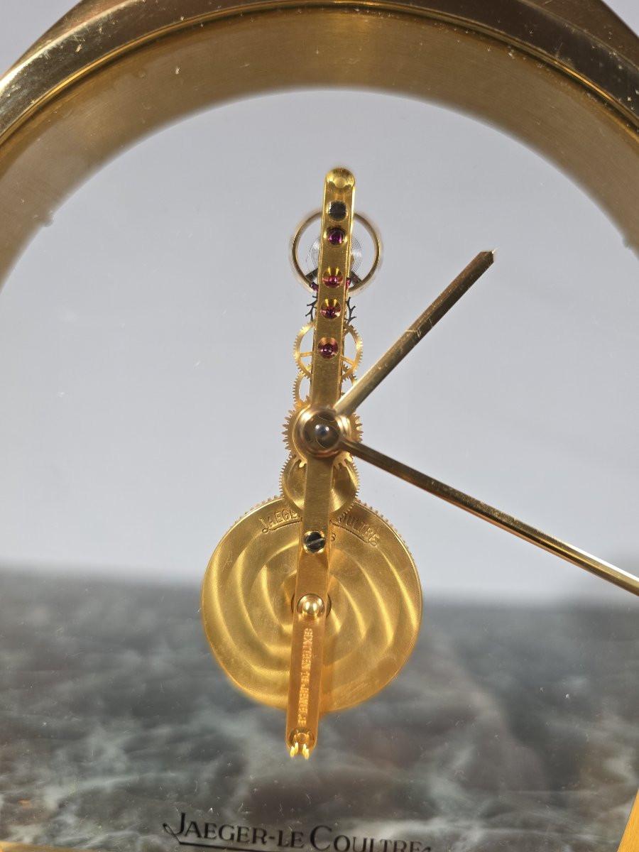 Jaeger-LeCoultre Clock – Mid-20th Century – With Original Box and Papers In Good Condition For Sale In Madrid, ES