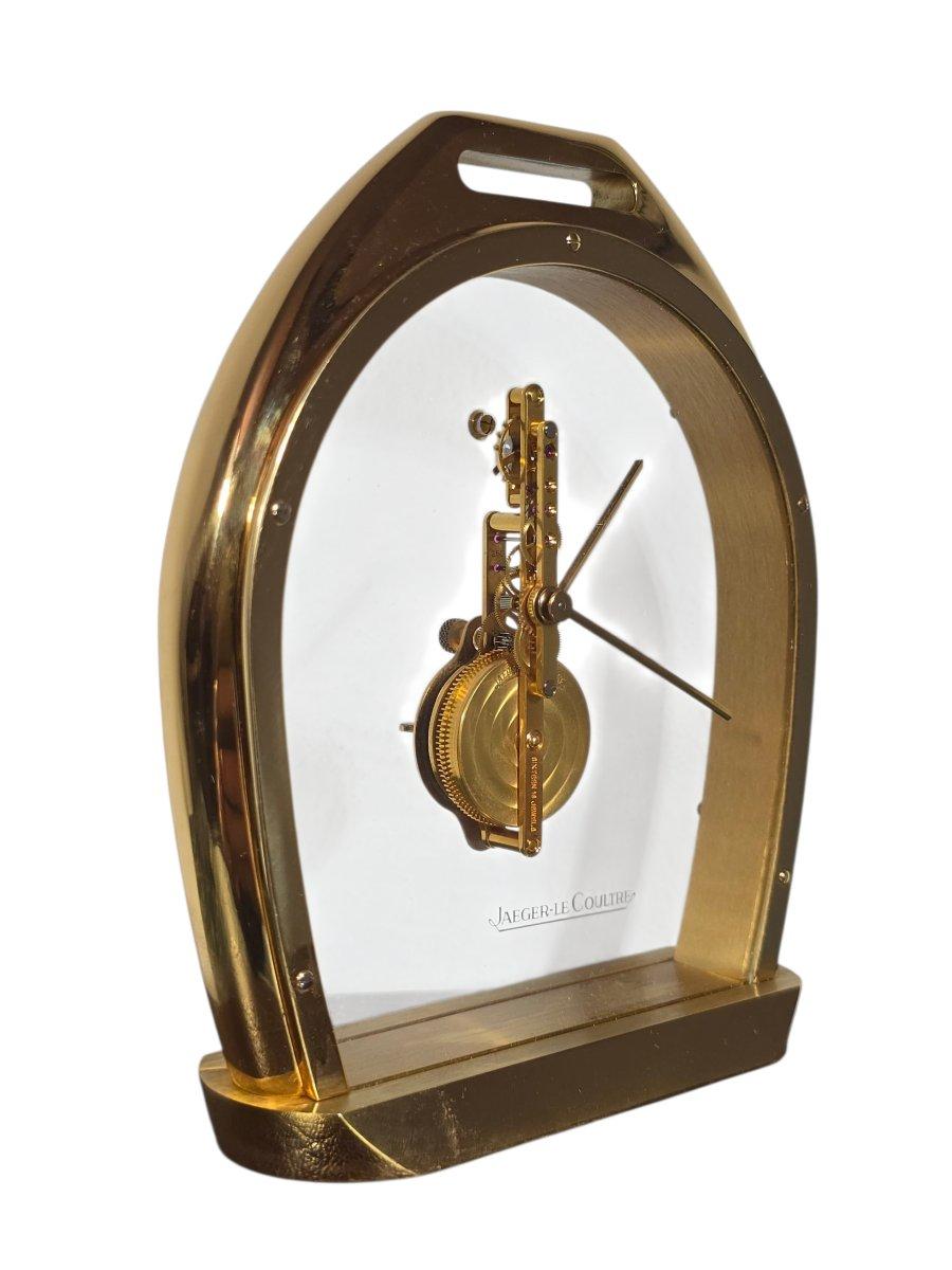 Jaeger-LeCoultre Clock – Mid-20th Century – With Original Box and Papers For Sale 5