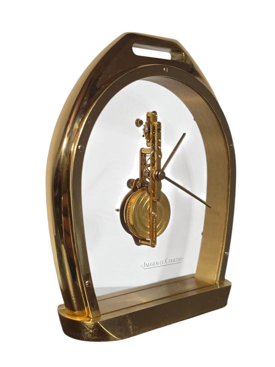 Jaeger-LeCoultre Clock – Mid-20th Century – With Original Box and Papers For Sale 7