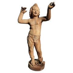 UNIQUE TERRACOTTA DONATELLO'S EROS 21th Century H: 160cm